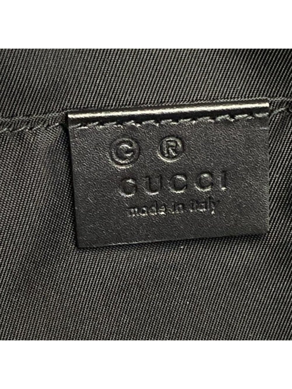 Gucci Second Bag Sherry Black Red Green Leather - Picture 8 of 15
